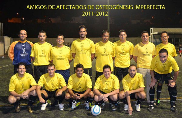 Equipo de fútbol siete Amigos de Afectados de Osteogénesis Imperfecta